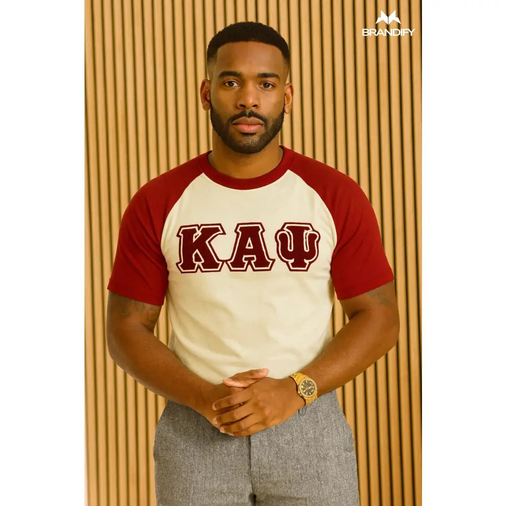 Custom ΚΑΨ Raglan Chenille Tee | Custom D9