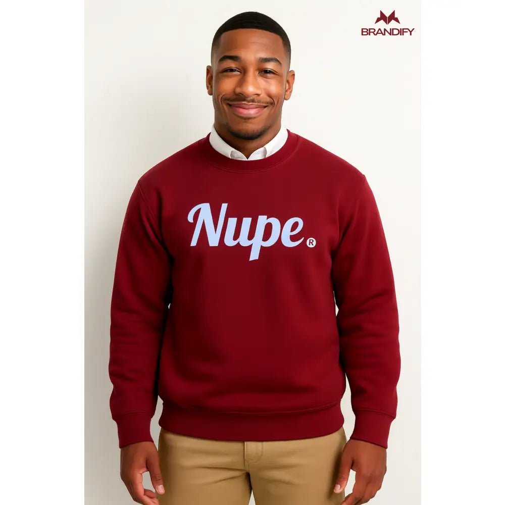Custom Nupe Script Printed Sweatshirt | Custom D9