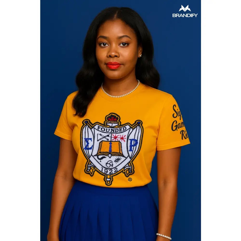 Custom SGRho Shield Chenille Tee | Custom D9