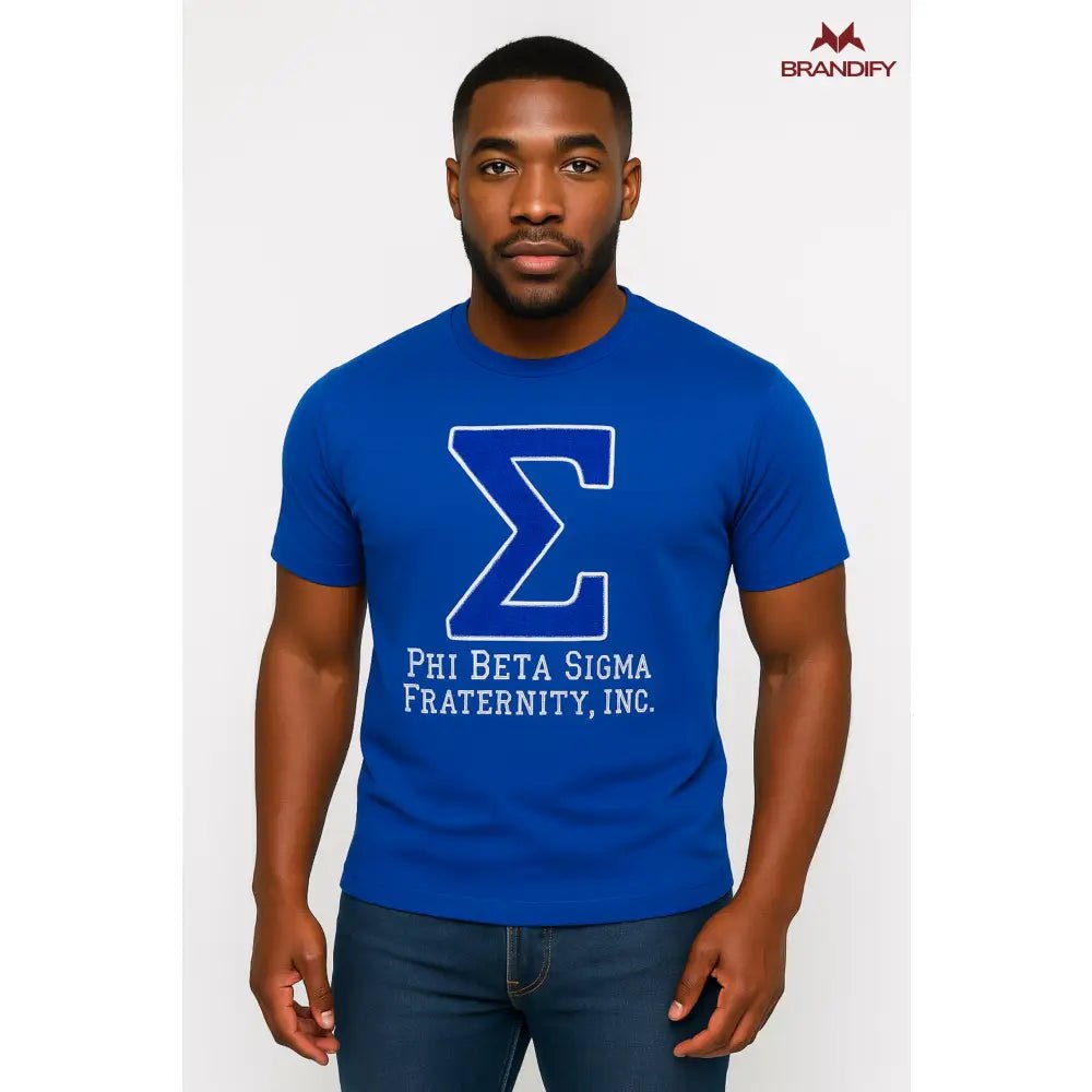 Custom Sigma Big Σ Chenille Tee | Custom D9