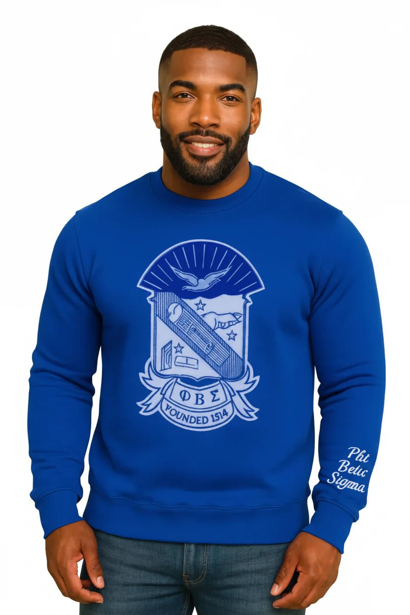 Custom Sigma Shield Chenille Sweatshirt | Custom D9