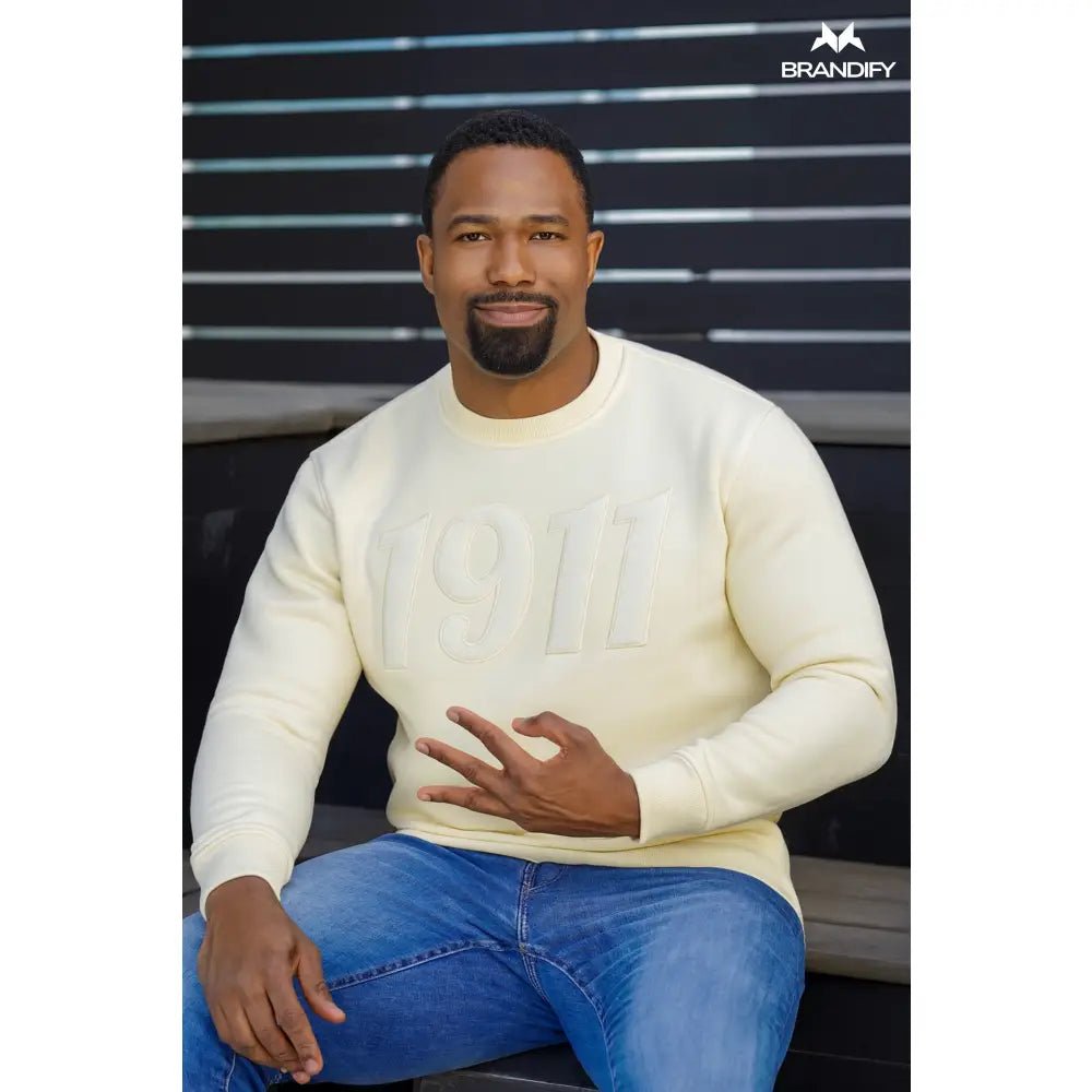 Custom Solid 1911 Chenille Sweatshirt | Custom D9