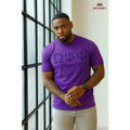 Custom Solid Purple ΩΨΦ Chenille Tee | Custom D9