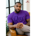 Custom Solid Purple Que Chenille Tee | Custom D9