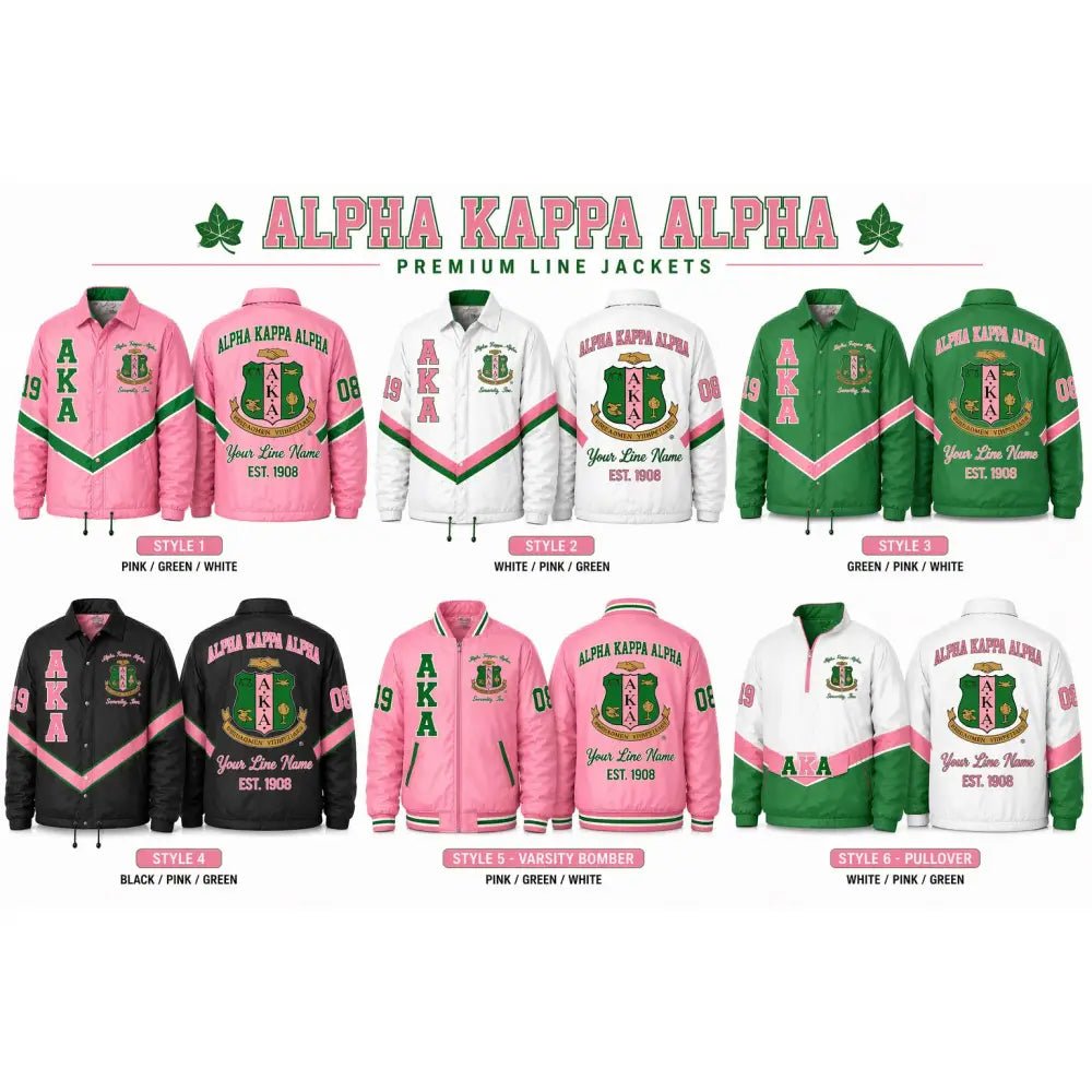 Custom Sorority & Fraternity Line Coach Jackets Personalized | Custom D9