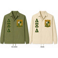 Custom Sorority Line Jacket, Personalized Crossing Jacket, Greek Letter Delta Xi Delta Custom Name Number Year Jacket