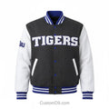 Custom Texas Southern University Black Denim Bomber Jacket | Custom D9