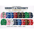 Custom Varsity Cardigan Personalized Sorority & Fraternity Sweater | Custom D9