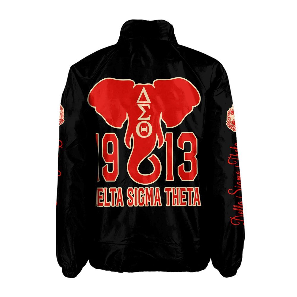 Delta Sigma Theta Heritage Coach Jacket – Custom Embroidered Line Jacket