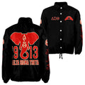 Delta Sigma Theta Heritage Coach Jacket – Custom Embroidered Line Jacket