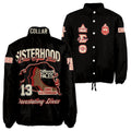 Delta Sigma Theta "Vanguard" Coach Jacket – Custom Embroidered Line Gear