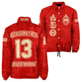 Delta Sigma Theta Crossing Coach Jacket – Custom Line Name