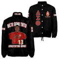 DST Sorority Personalized Black Jacket – Custom Name, Number & Official Crest