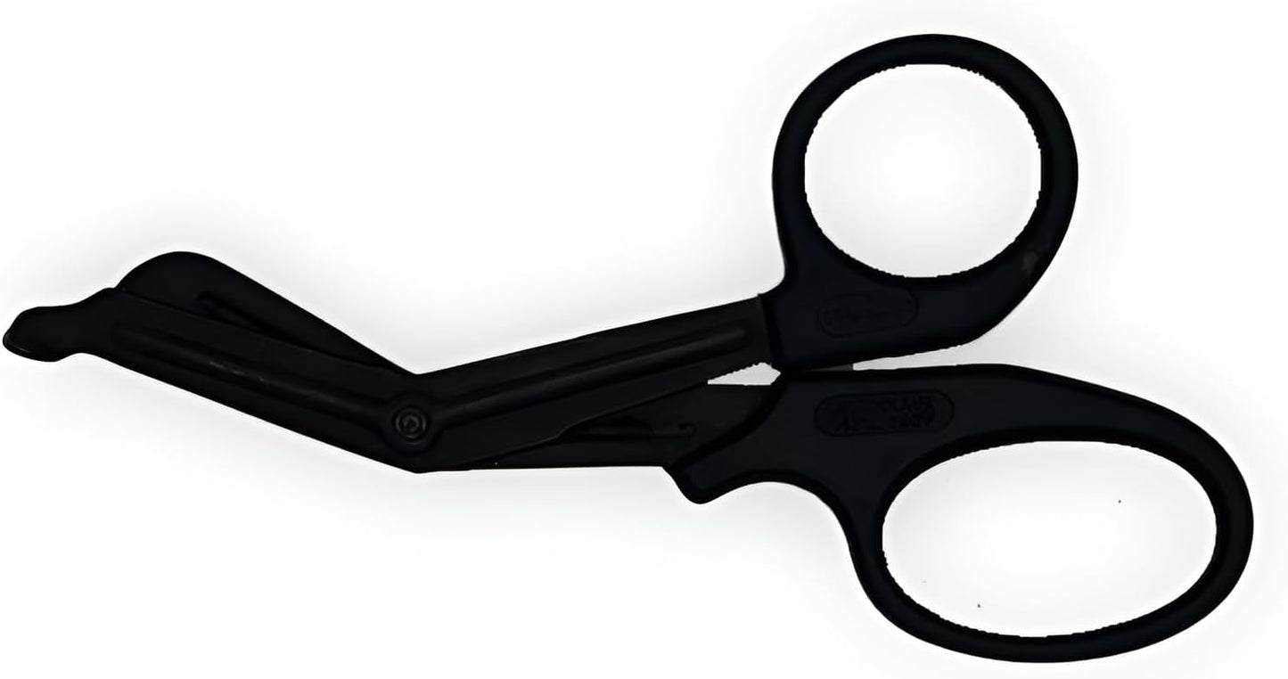 EMT Trauma Shears All Black - Stainless Steel Medical Bandage Scissors Premium Surgical Grade
