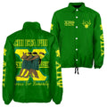 Green Chi Eta Phi Crossing Jacket – Personalized Nursing Sorority Coach Jacket