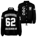 Groove Phi Groove "Legacy Edition" Coach Jacket – Premium Personalized Fellowship Apparel (Black Edition)