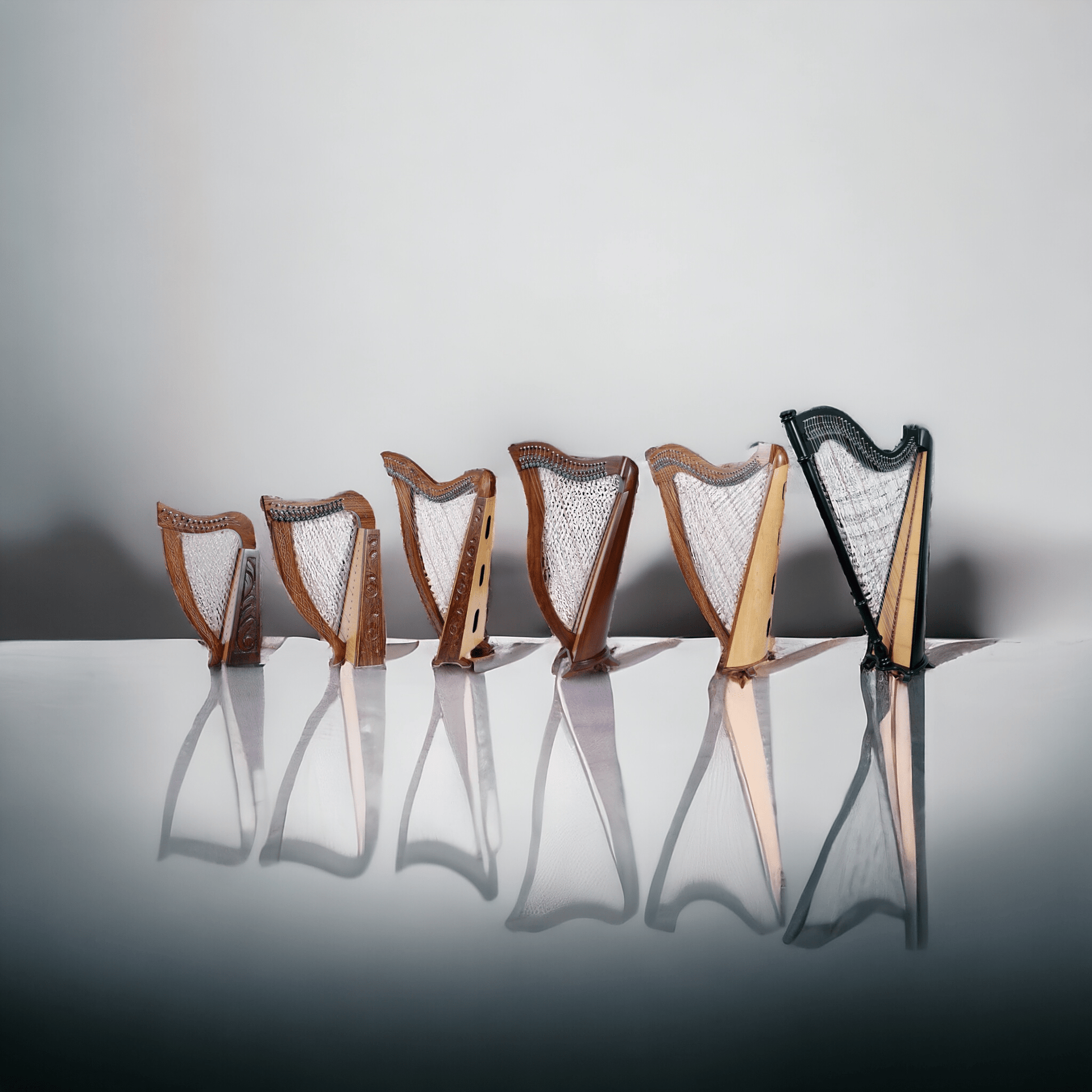 Harps & Lyre Harps - Celtic Irish Music Instruments Collection