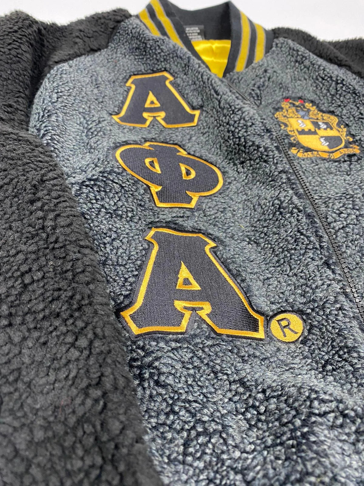Alpha Sherpa Bomber Jacket – Warm Sherpa Bomber with Satin Lining