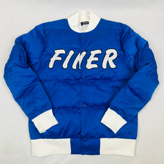 Zeta Finer Puffer Coat – Unisex | Nylon Bomber Puffer Jacket