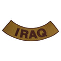 Iraq Iron On Sew On Bottom Rocker Large Back Patch for Jacket Vest