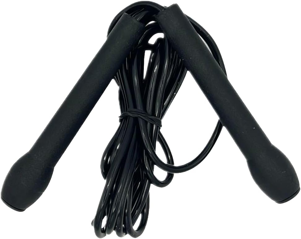 Jump Rope Plastic Fat Thin Handle - Workout Skipping Rope Ball Bearings for Women Men Kids