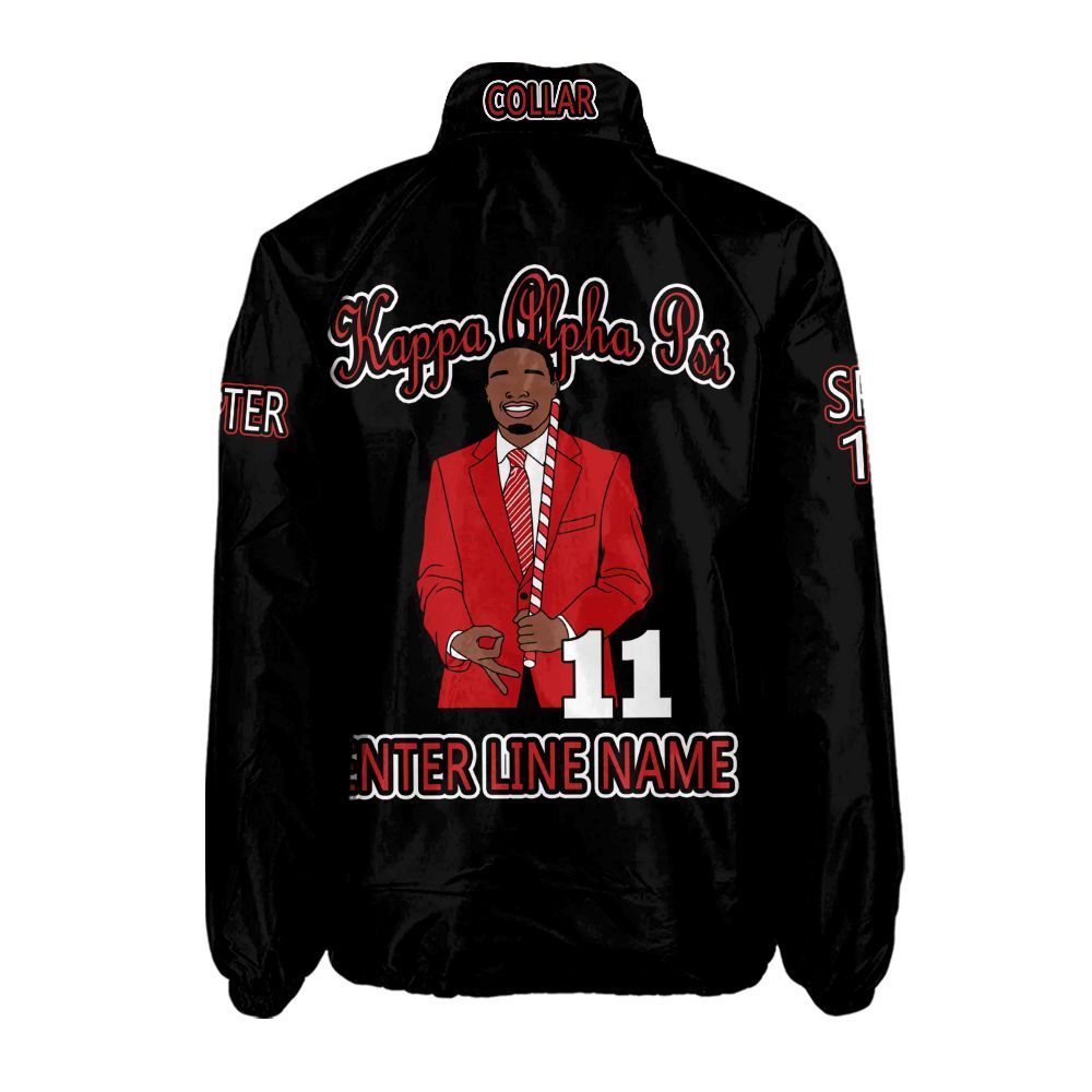 Kappa Alpha Psi Personalized Black Jacket – Custom Name, Number & Official Crest