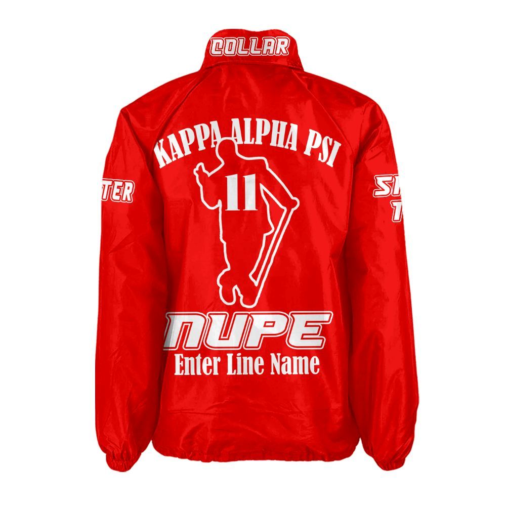 Kappa Alpha Psi Personalized Red Jacket – Custom Name, Number & Crest