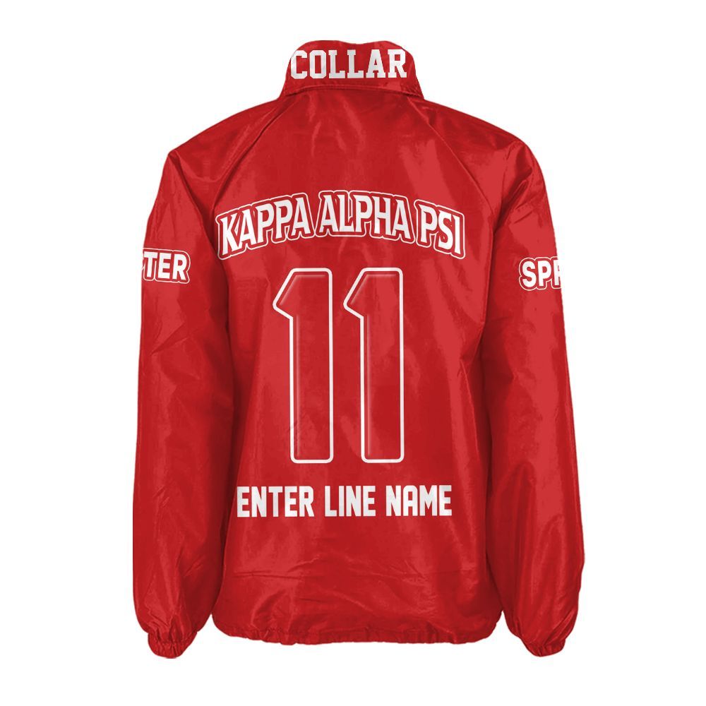 Kappa Alpha Psi Personalized Red Jacket – Custom Name, Number & Official Shield