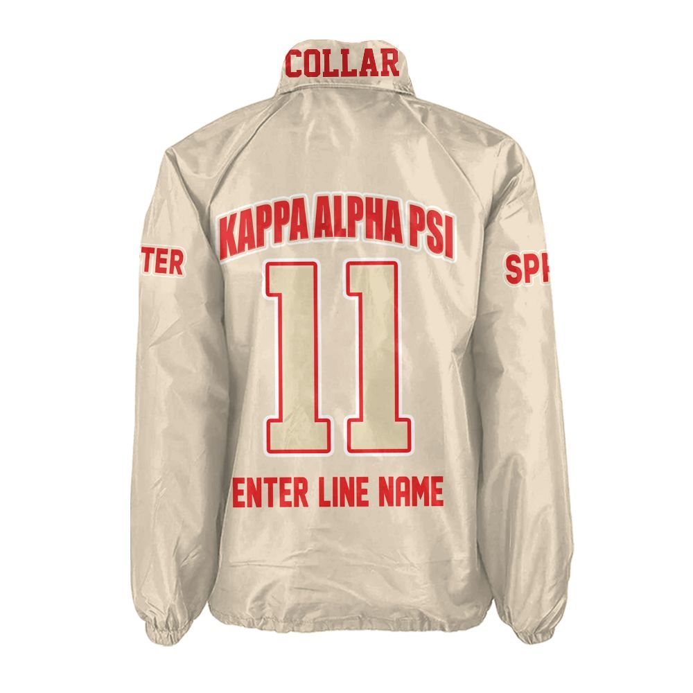 Kappa Alpha Psi Personalized Tan Jacket – Custom Name, Number & Official Shield
