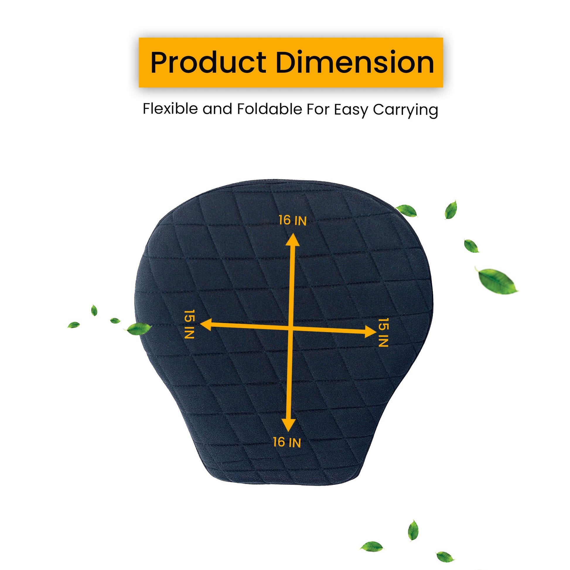 Motorcycle Gel Seat Cushion - Driver Seat Gel Pad for Comfort