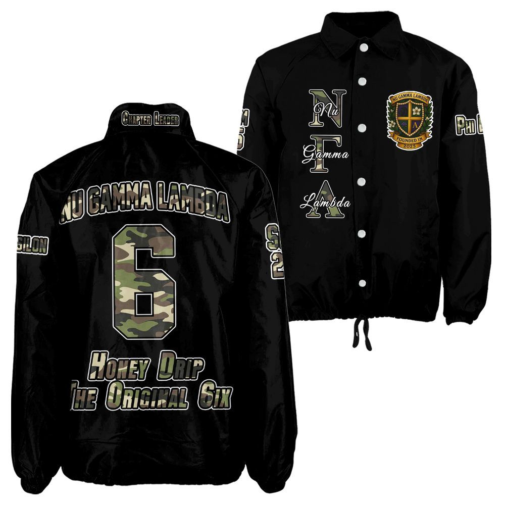 NGL Personalized Black Jacket – Custom Name, Number & Official Crest