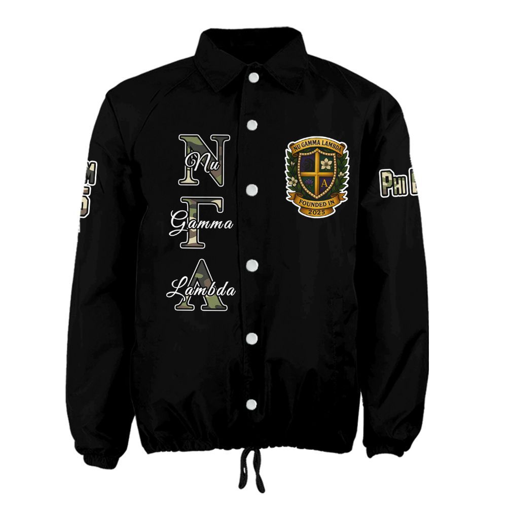 NGL Personalized Black Jacket – Custom Name, Number & Official Crest