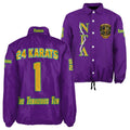 Nu Gamma Lambda Purple Coach Jacket – Custom Embroidered NGL Crossing Jacket