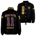 Omega Psi Phi Personalized Black Line Jacket – Custom Name, Number & Official Shield