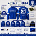 Personalized Zeta Phi Beta Sorority Crewneck Sweatshirt | Custom D9