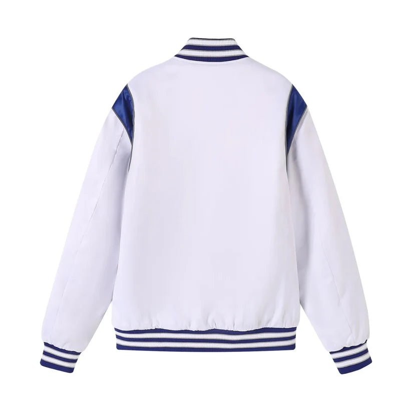 Phi Beta Sigma Bomber Jacket - White & Blue Fraternity