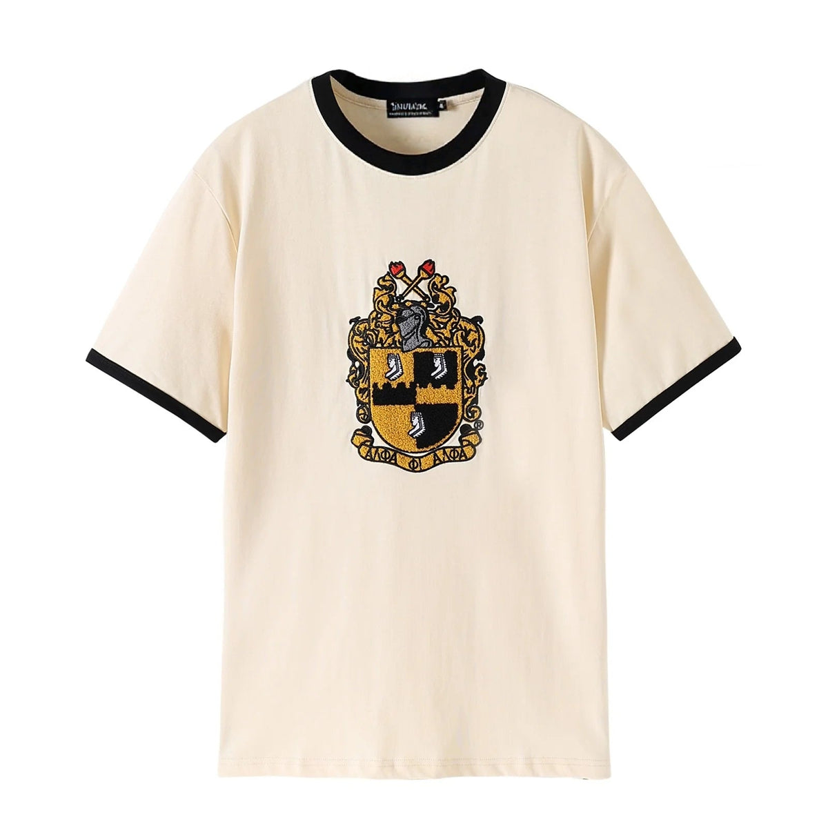 Premium Alpha Neutral Chenille Crest Shirt 3 - Pack – Luxury 3D Stitched Off - White Heritage Bundle (True to Size)