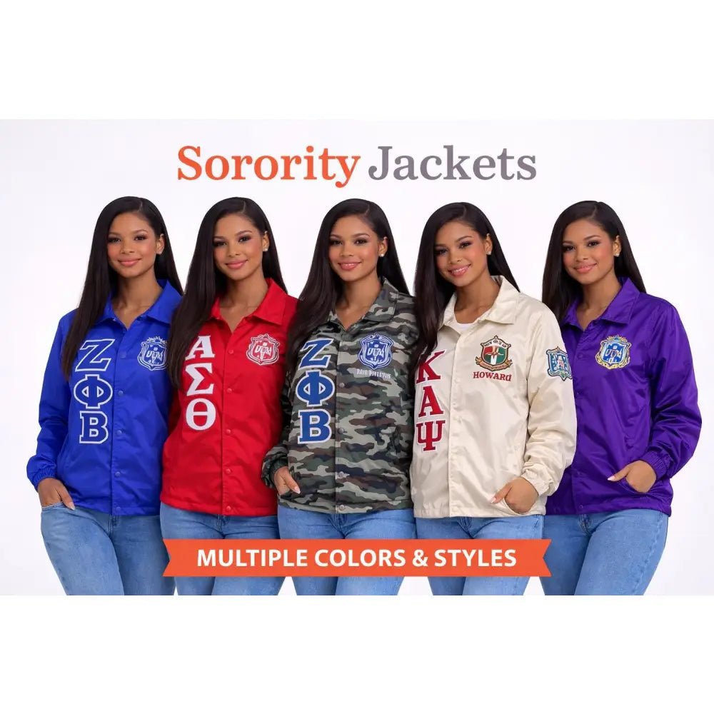 Premium Sigma Gamma Rho 2-Tone Crossing Line Jacket Personalized | Custom D9