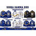 Premium Sigma Gamma Rho 2-Tone Crossing Line Jacket Personalized | Custom D9