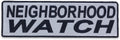 Reflective Neighborhood Watch Center Back Patch - for Biker Vest Jacket