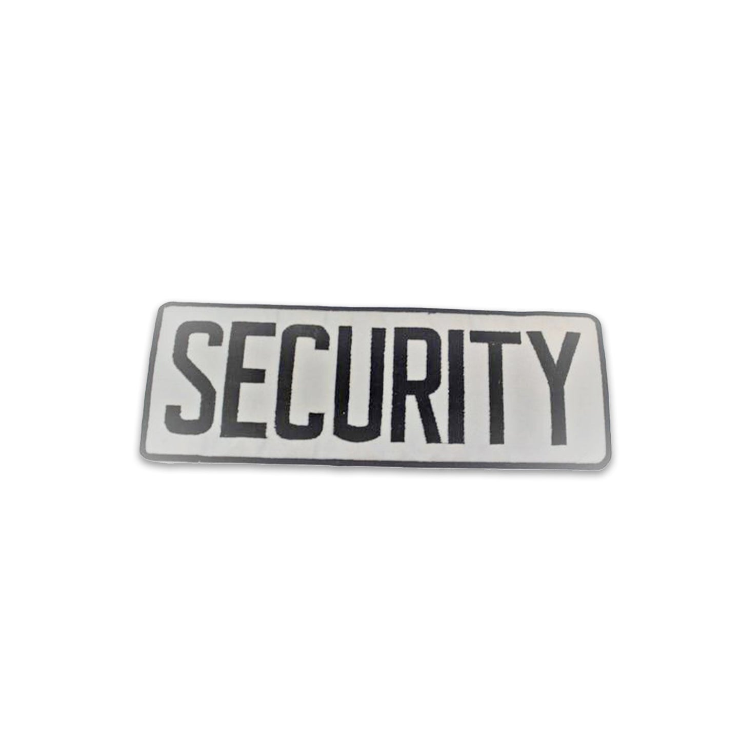 Reflective Security Center Back Patch - for Biker Vest Jacket