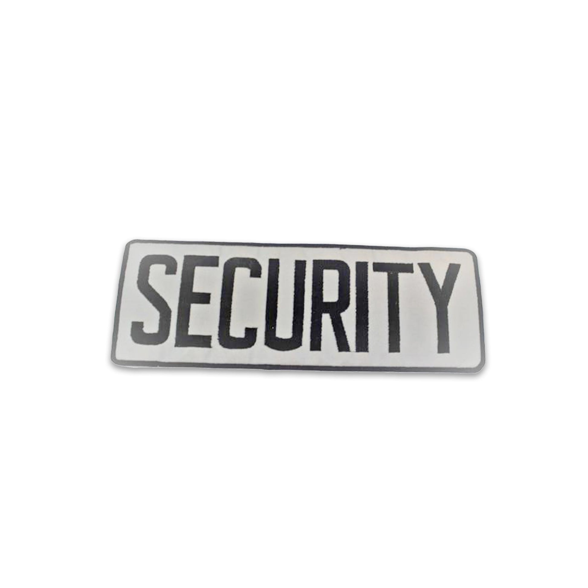 Reflective Security Center Back Patch - for Biker Vest Jacket
