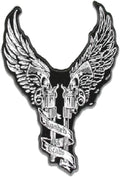 Shooter Loaded Wings Center Back Patch - for Biker Vest Jacket