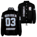 Sigma Beta Xi Sorority Crossing Jacket – Custom Crest & Name Embroidered Coach Jacket