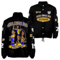 Sigma Gamma Rho Black Coach Jacket – Custom Embroidered SGRho Crossing Jacket
