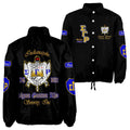 Sigma Gamma Rho Signature Coach Jacket – Custom Embroidered Greek Letter Jacket