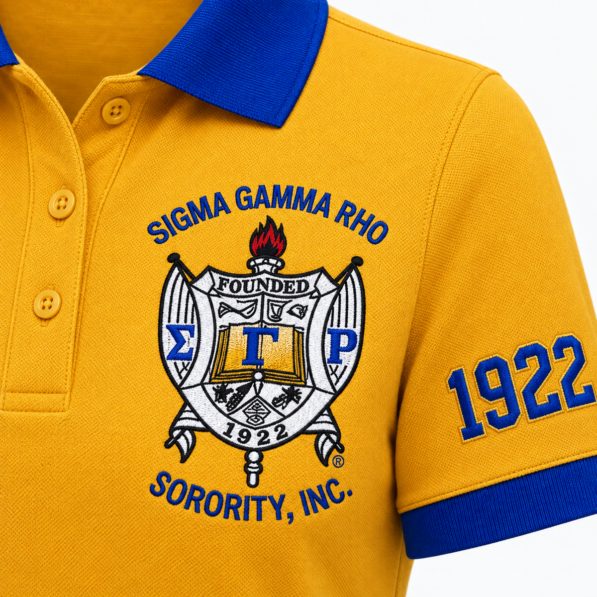 sigma gamma rho polo t shirt