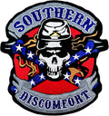 Southern Discomfort Round Center Back Patch - for Biker Vest Jacket