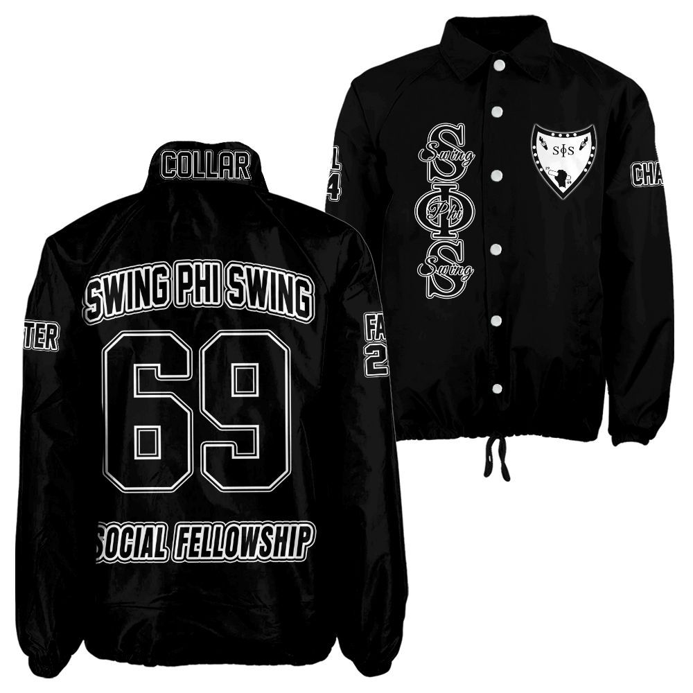 Swing Phi Swing "Heritage Edition" Coach Jacket – Premium Personalized Fellowship Apparel