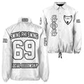 Swing Phi Swing Personalized White Jacket – Custom Name, Number & Official Crest